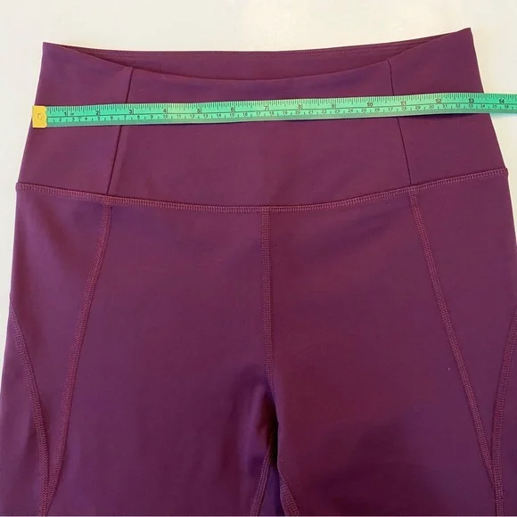 Girlfriend Collective Plum Compressive High Rise Legging Medium Purple Tights - Picture 13 of 16
